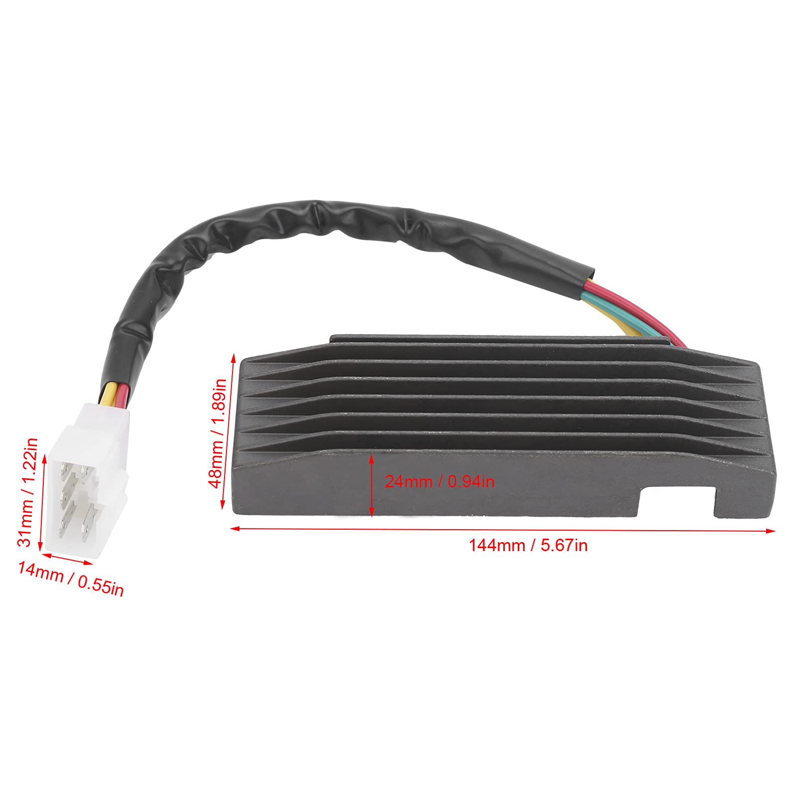Redresseur, Accessoire de Régulateur de Tension de Redresseur Adapté pour VS Intruder 600800 1400 32800-38B00