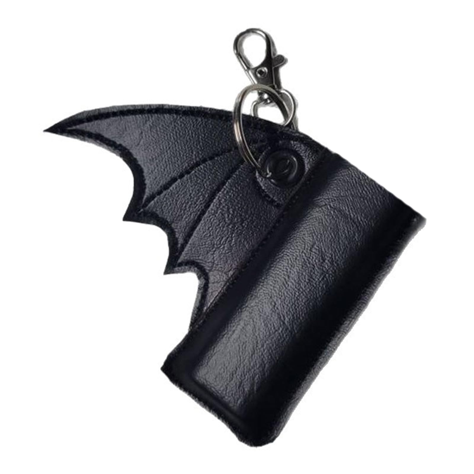 Maxtonser Stylish Bat Themed Lightweight Cover PU Materials Keychain Attachment Protective Sleeve For Everyday Use