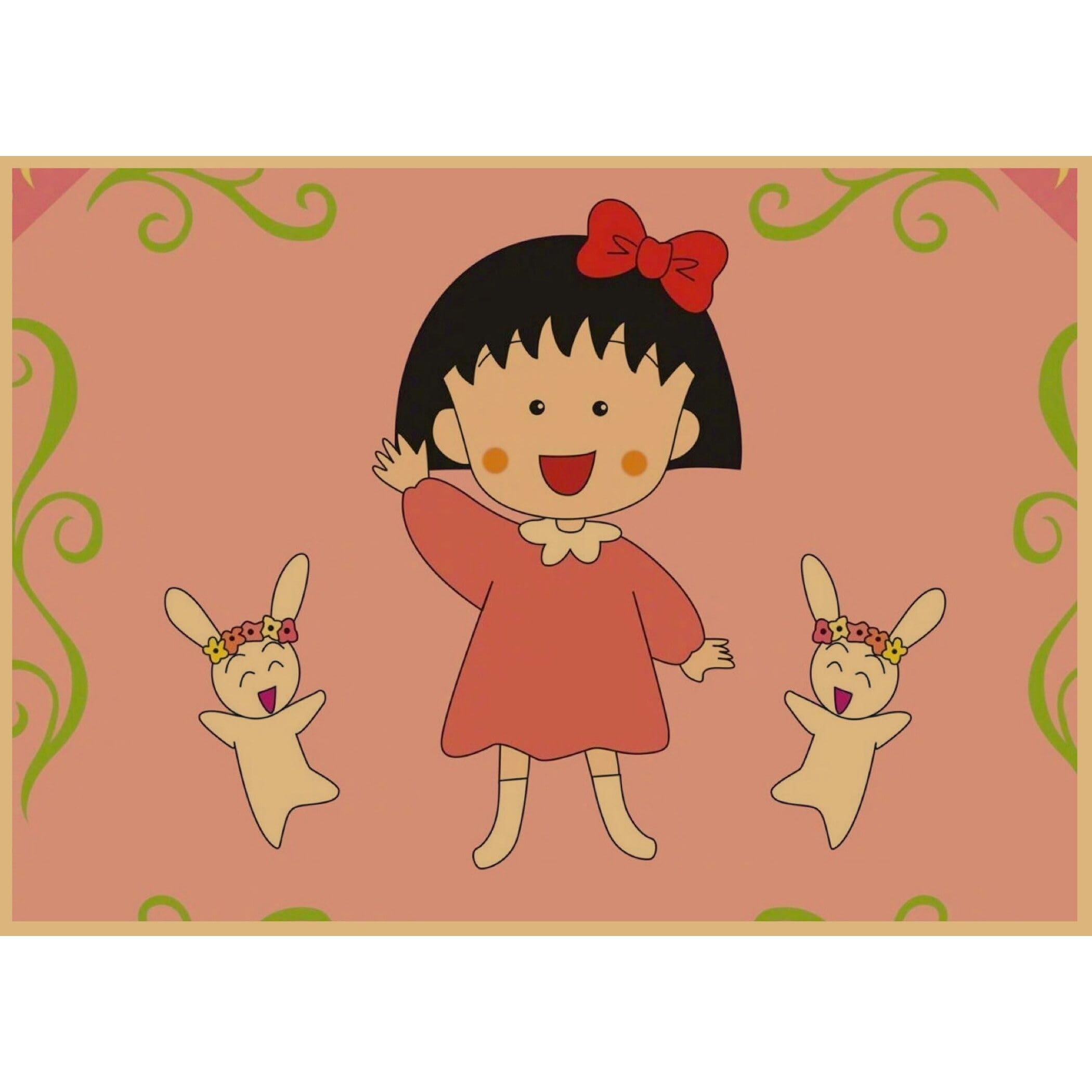 Amazon.co.jp: ちびまる子ちゃん ポスター セット クラフト紙
