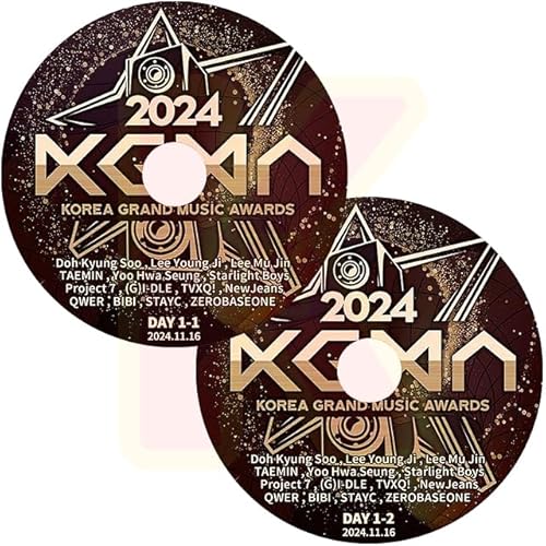 K-POP DVD 2024 KGMA (KOREA GRAND MUSIC AWARDS) DAY1 2��Set 2024.11.16 CON KPOP DVD