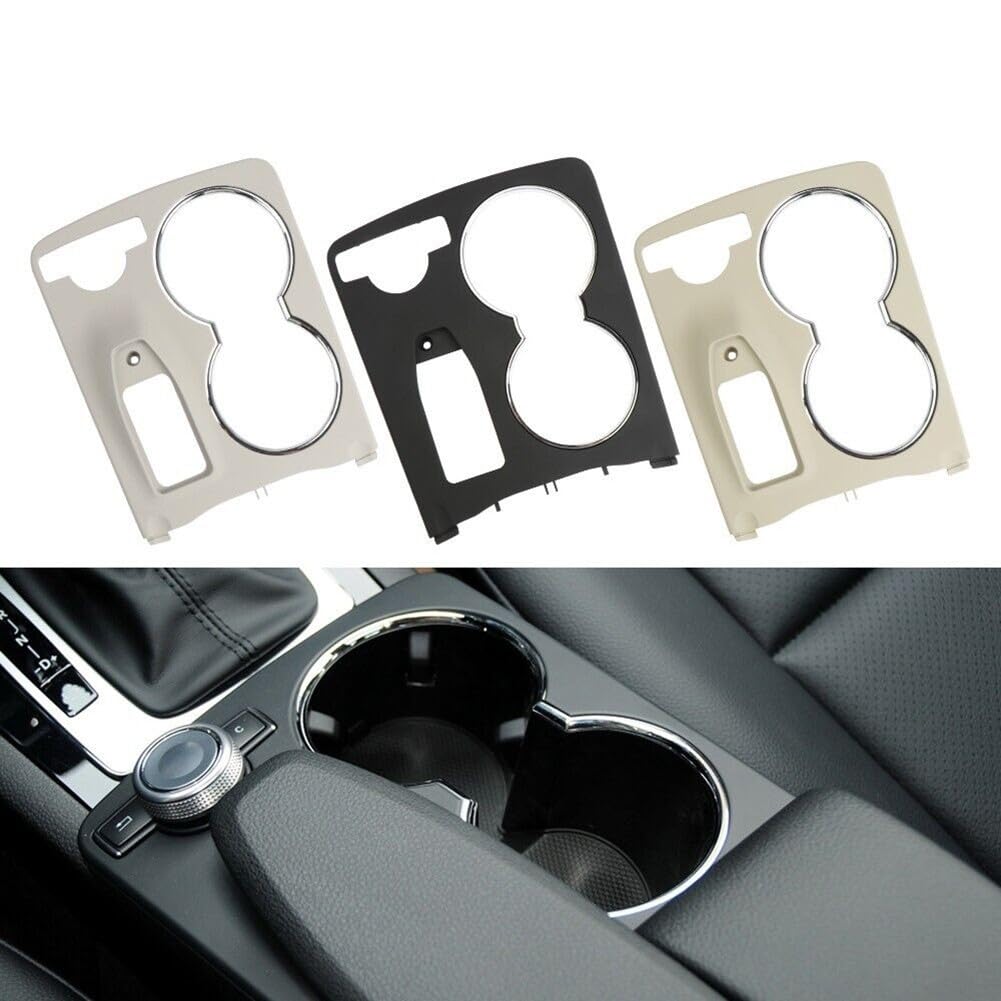 Coque de rechange porte-gobelet haut de gamme en ABS noir pour W204 X204
