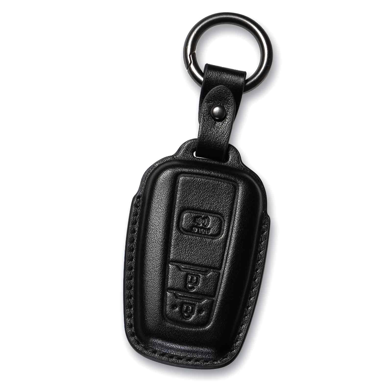 Smyfob Compatible with Toyota Key Fob Cover 3 buttons car Key Case Protector 4Runner CHR Prius RAV4 Yaris Accessories 2018 2019 2020 2021 2022 2023