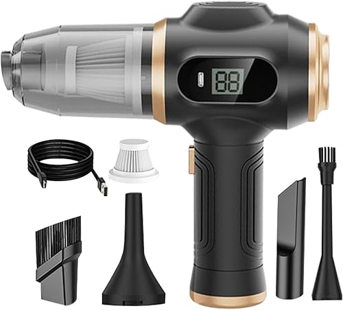 Miniatura 9 de Portable Vacuum Cleaner  Cordless Handheld Tool, Rechargeable Air Duster, Compact Car Dust Collector  Mini Wireless Vacuum for Pet Hair Keyboard