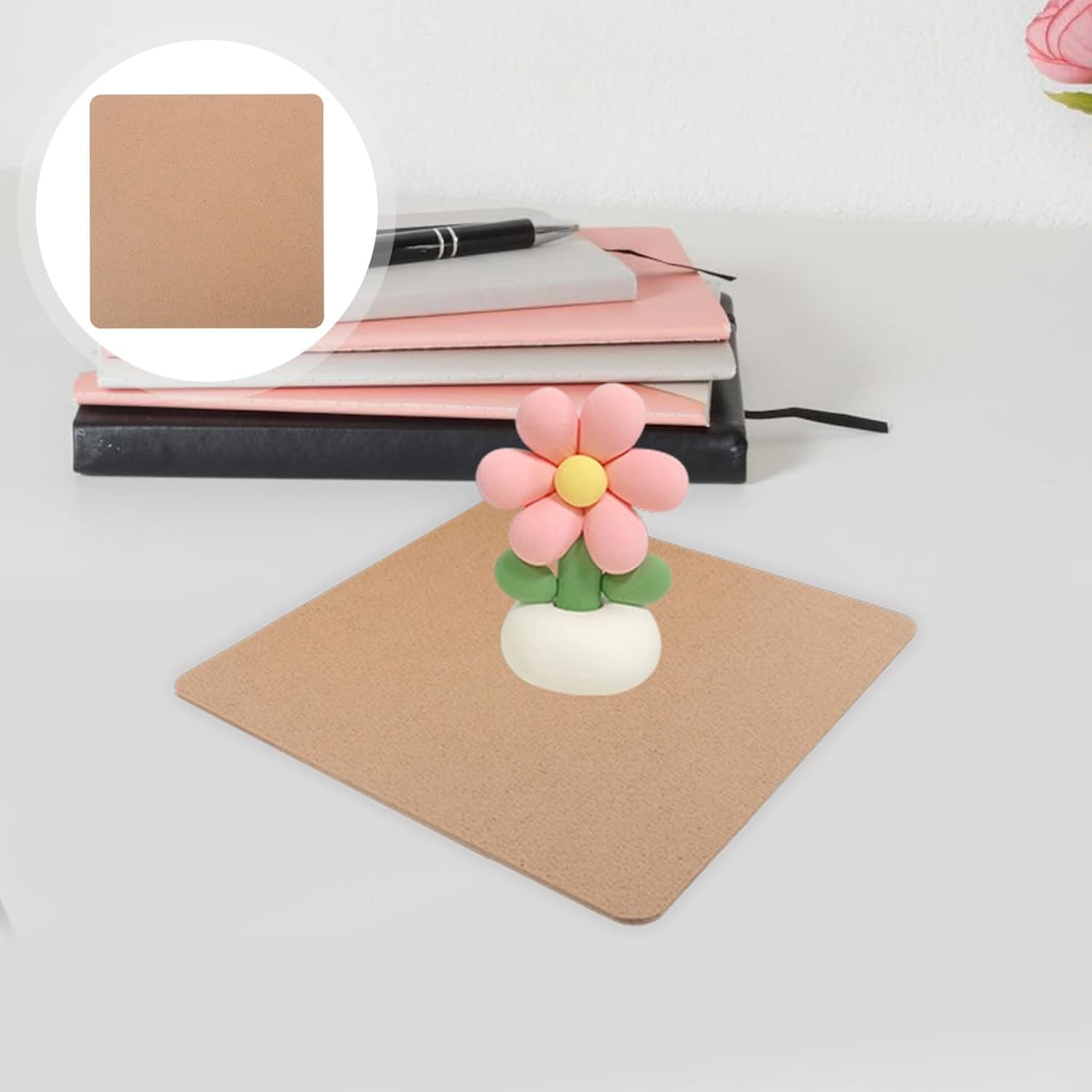 Uonlytech 10pcs Clay Backing Board Natural Wood Pottery for Crafts for Clay Making and Wedging for Artists and