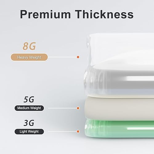 Miniatura 2 de Titanker Forro de cortina de ducha transparente, forro de ducha de PEVA de alta calidad, cortinas de ducha impermeables resistentes para baño con