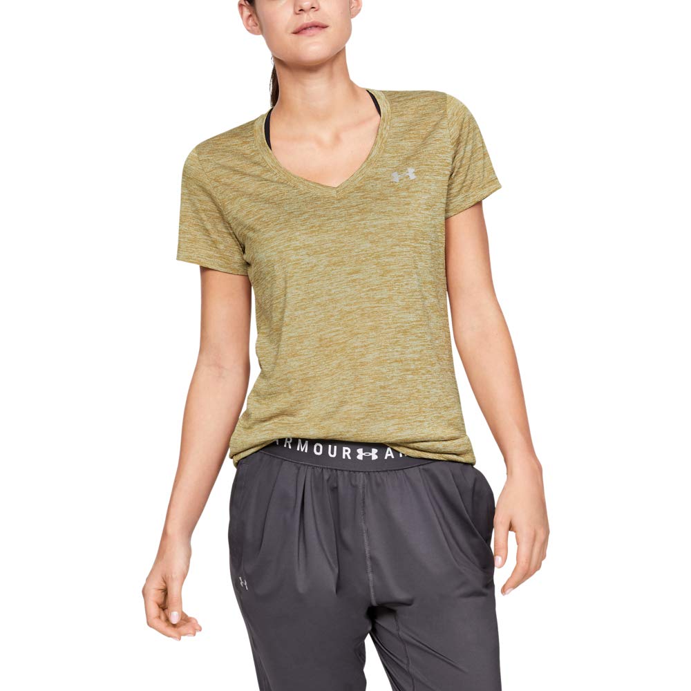 Under Armour Women's UA Tech™ Twist V-Neck Short Sleeve Tech SSV- Twist Mujer (Pack de 1) — view 141