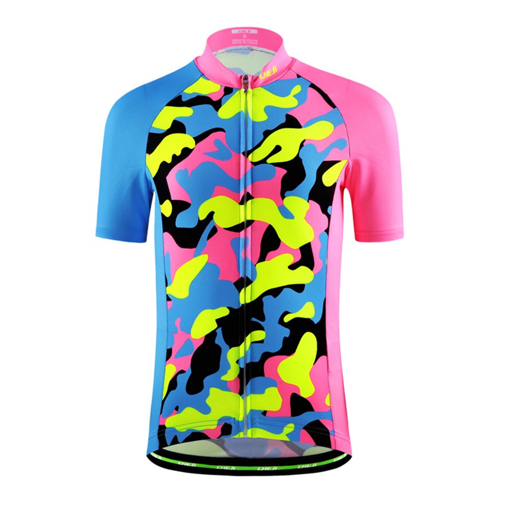 Malliot de Cyclisme pour Enfants à Manches Courtes/Short Vêtement vélo pour garçons et Filles