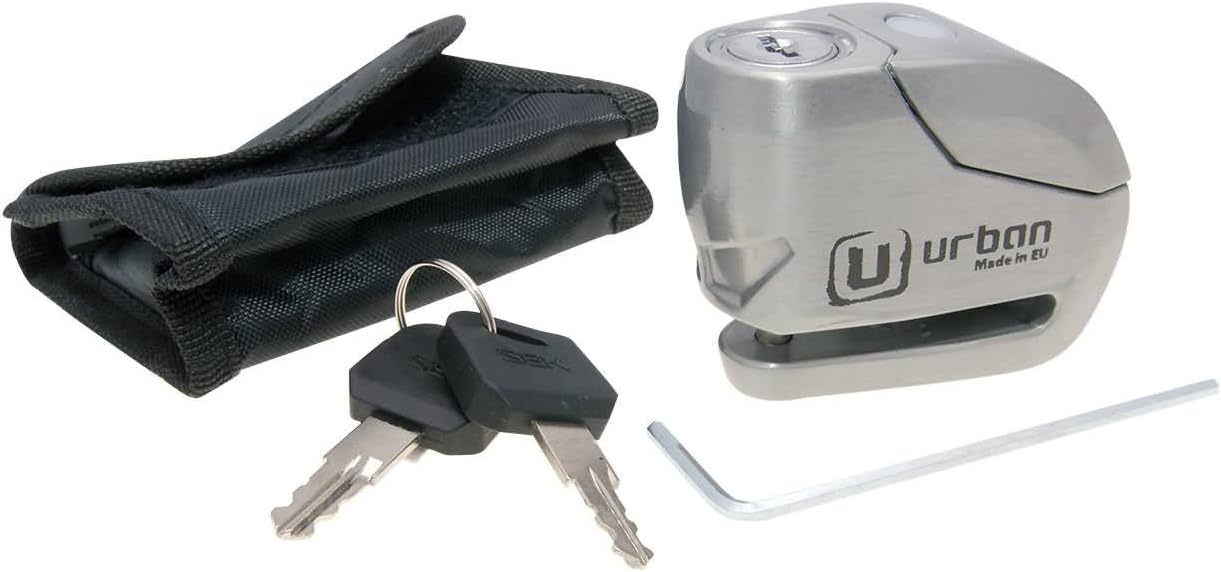 Urban UR9Z motorcycle / Bike Alarm Disc Lock 6 mm / 120 dB - Universal / Water Resistant