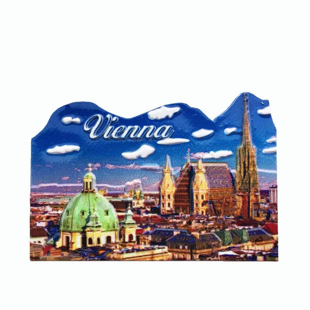 Vienna Austria Fridge Magnet Souvenir Gift Collection Home kitchen Decoration Whiteboard Magnetic Sticker, Vienna Refrigerator Magnet