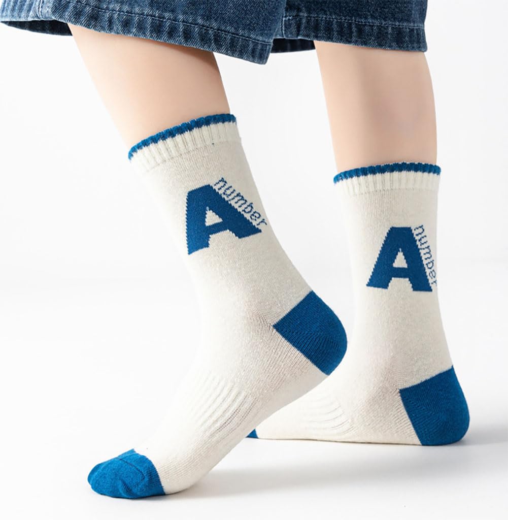 Mrkeung Boys Socks 5 Pairs Crew Socks Cotton Socks Cute Socks Winter Socks Warm Thick Socks Colorful Funny Socks for Kids-94