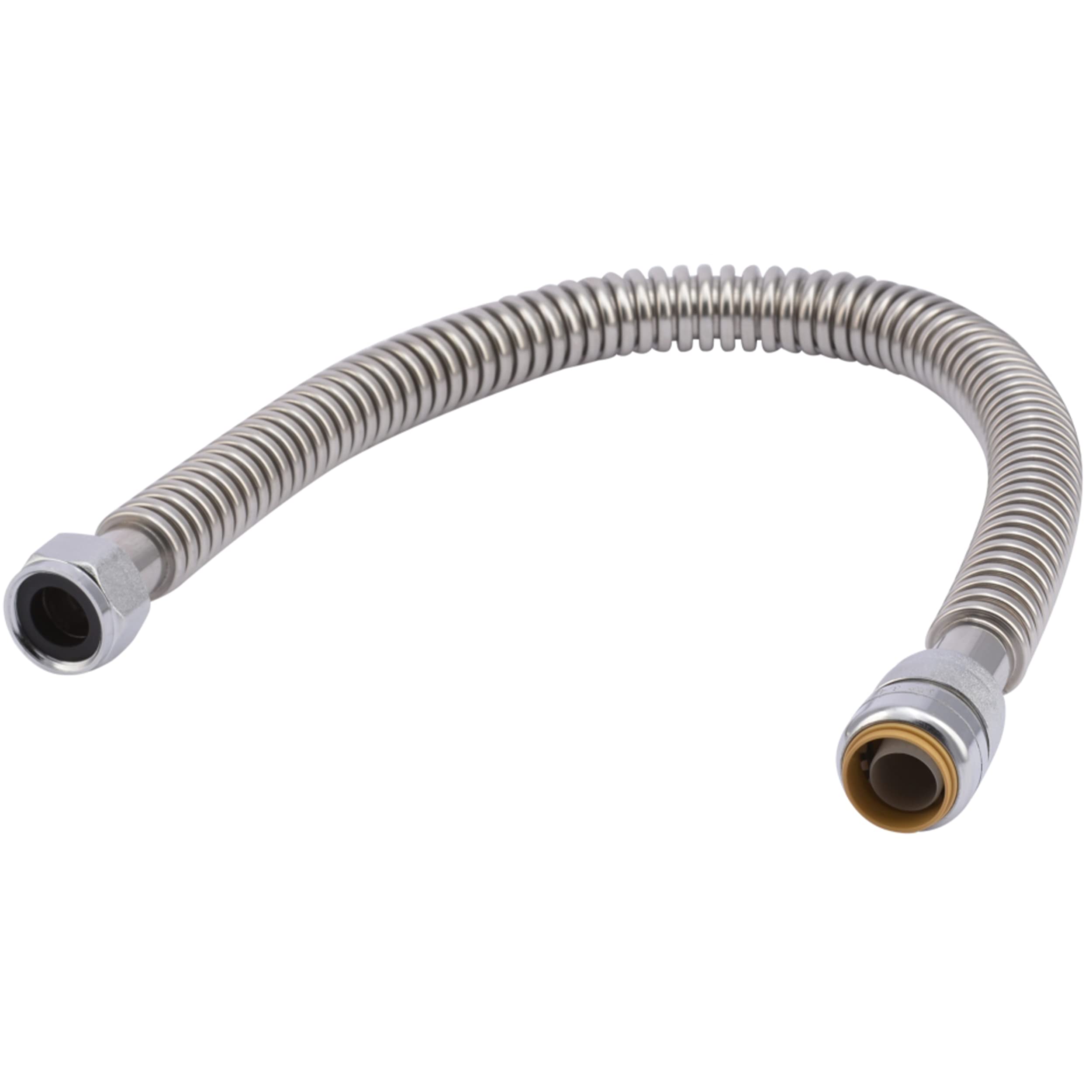 Sharkbite SS3088FLEX24LF Corrugated Stainless Steel Water Heater Connector,  3/4- Inch SB x 3/4-Inch FIP x 24- Inch : Amazon.ca: Tools u0026 Home Improvement