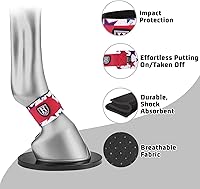 Vista 3 de Harrison Howard Envolturas de pastern para caballo vendidas en pares de estrellas