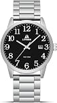 LN LENQIN Men Watch Stainless Steel Waterproof Business Date Watch for Men | mens watches large dial adjustable band 30m water resistant scratch-proof crystal ideal gift for wrist watch men