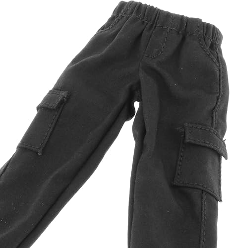 Miniatura 5 de Pantalones de muñeca masculina de 112, pantalones de muñecas en miniatura, mono, accesorio de disfraz, pantalones de soldado a escala 112 para