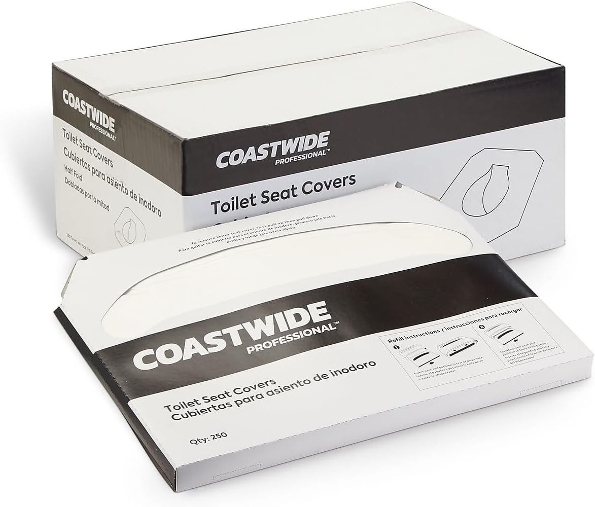 Amazon.com: Brighton 72216 Toilet Seat Covers 250 Cover/Pack 10 Packs ...