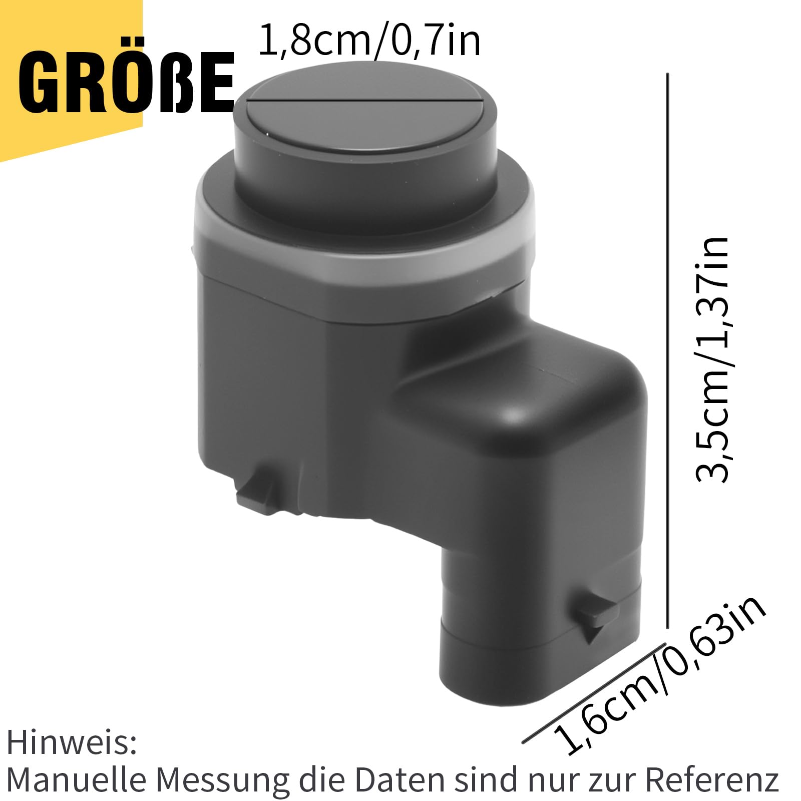 4 Stück Parksensoren vorne und hinten PDC, Ersatz für Galaxy WA6 2009-2015, Mondeo IV BA7 2010-2012, S-Max WA6 2009-2014, ersetzt AH42-15K859-AA