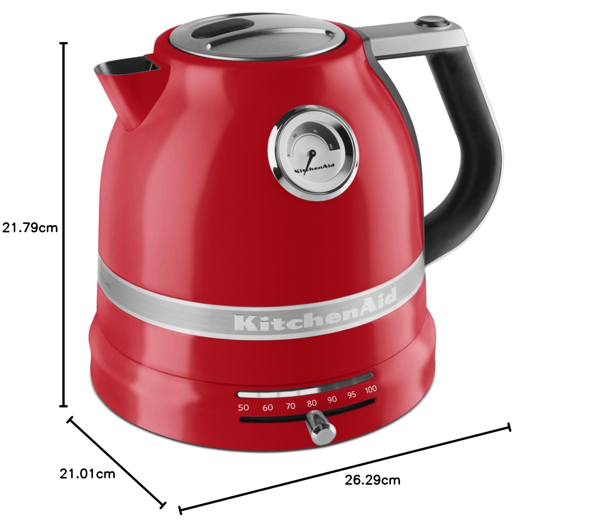 KitchenAid 5KEK1522EER Wasserkocher Serie Artisan, empire rot