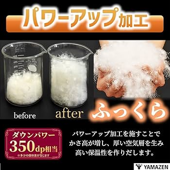 山善(YAMAZEN) 羽毛布団 日本製 シングル アイボリー MRDK-S 山善(YAMAZEN) 羽毛布団 日本製 シングル アイボリー MRDK-S