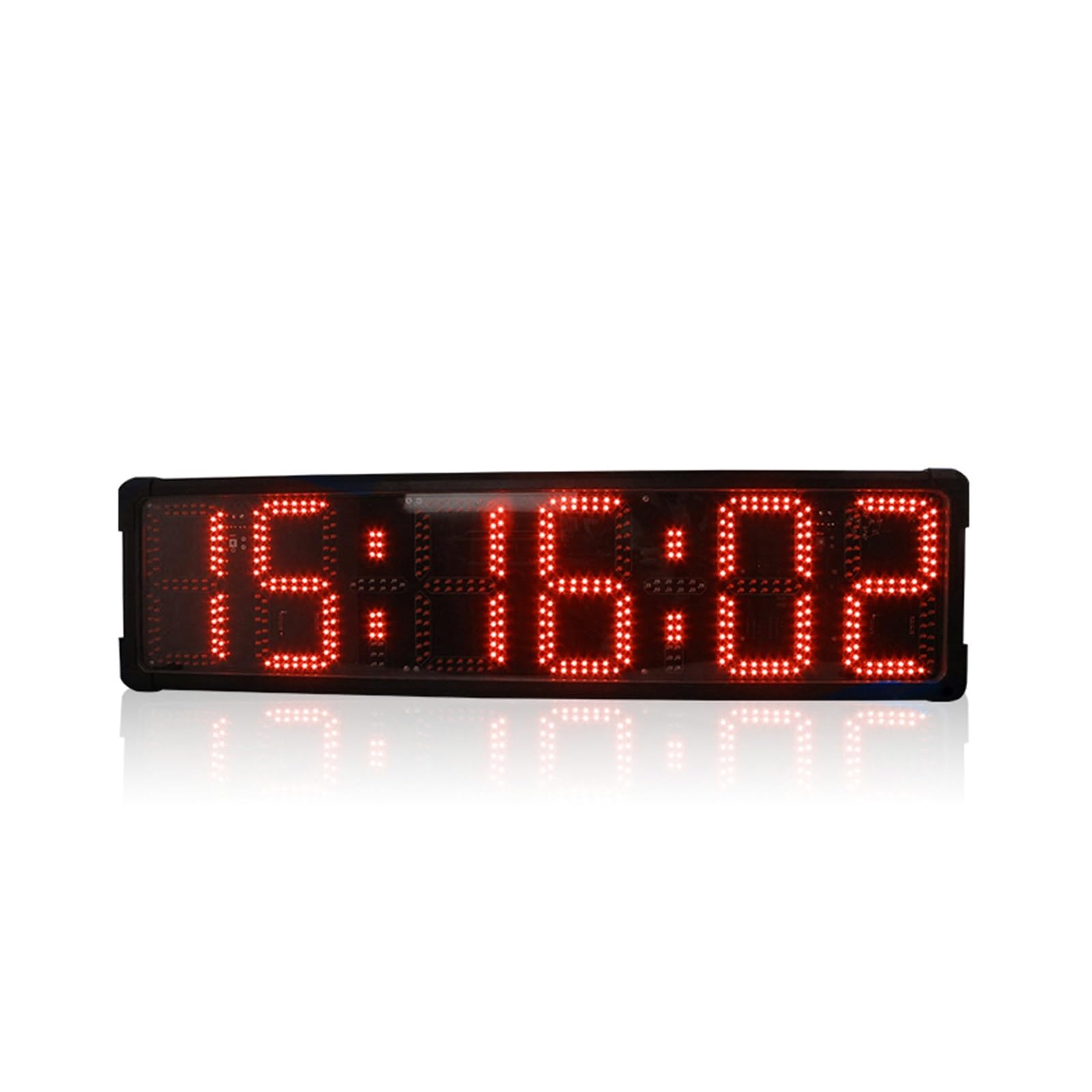 CVFRDD LED Countdown Clock, Led Countdown Clock Double-sided 6 Digits Large Digital Marathon Race Timer(Red Double-sided)