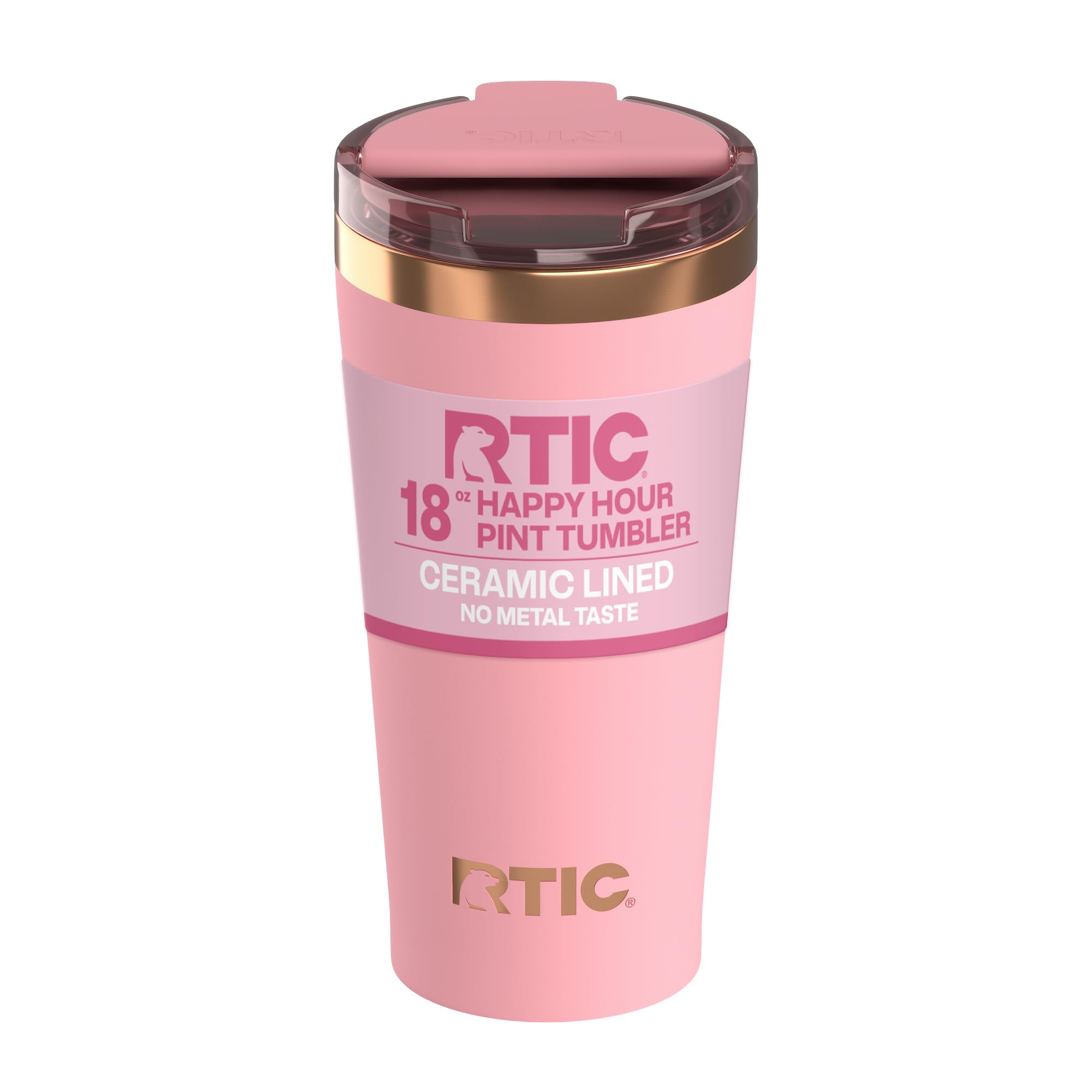 Amazon.com: RTIC 18oz Happy Hour Pint Tumbler with Lid, Insulated