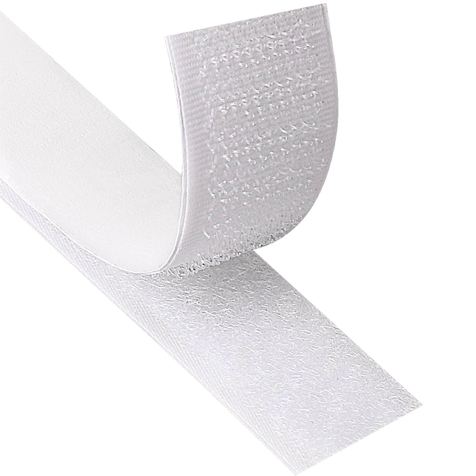Blooven Hook and Loop Strip Tape 8 Meter Self Adhesive Sticky Back Fastening Tape 20 mm Wide (20 mm x 8 m, White)Blooven Hook and Loop Strip Tape 8 Meter Self A…