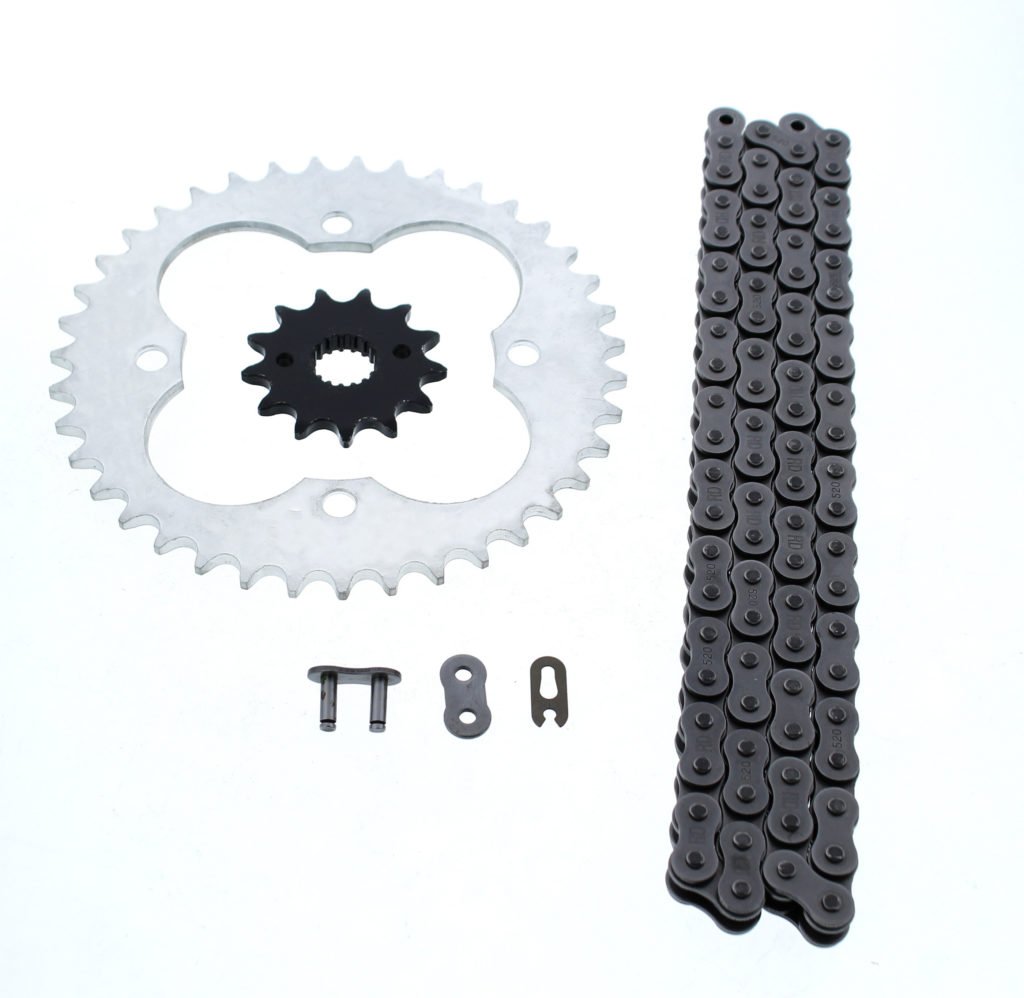 Fits Honda 400EX TRX400EX 520-94 Non O Ring Chain & Sprocket Silver 13/39