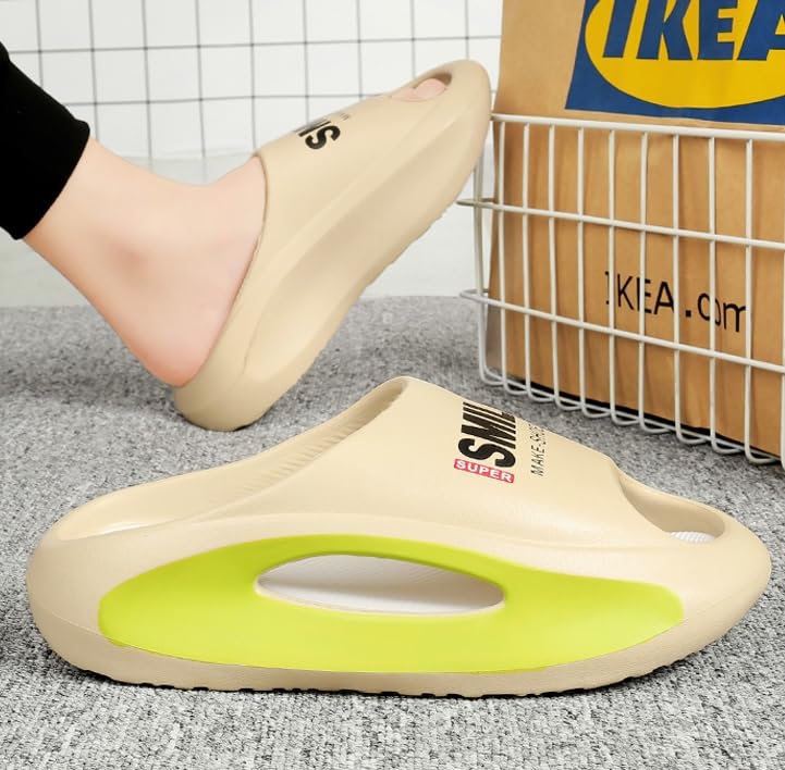 Jeeeun Women's & Men's Pillows, Arch Support Slippers with Thick Sole EVA Orthopedic Slippers (Green, 11-11.5 Women/10-10.5 Men)3