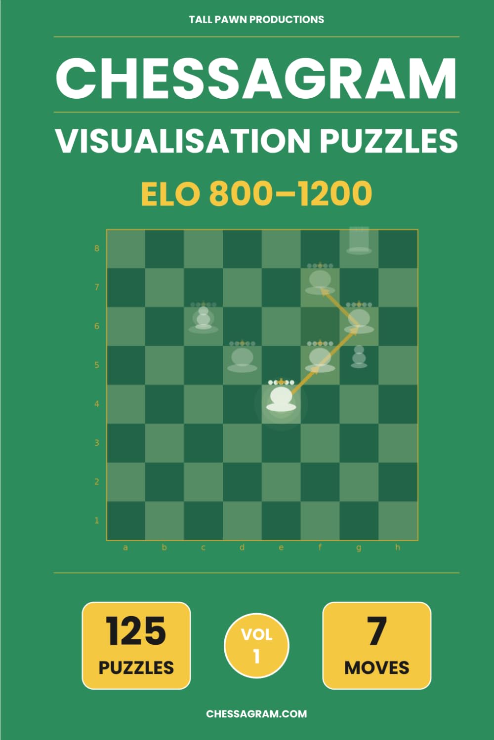 Chessagram: 7 Moves - Move Bank Method (ELO 800-1200) - Visualisation Training (Chessagram Move Bank Method - 7-Moves - White to Play)