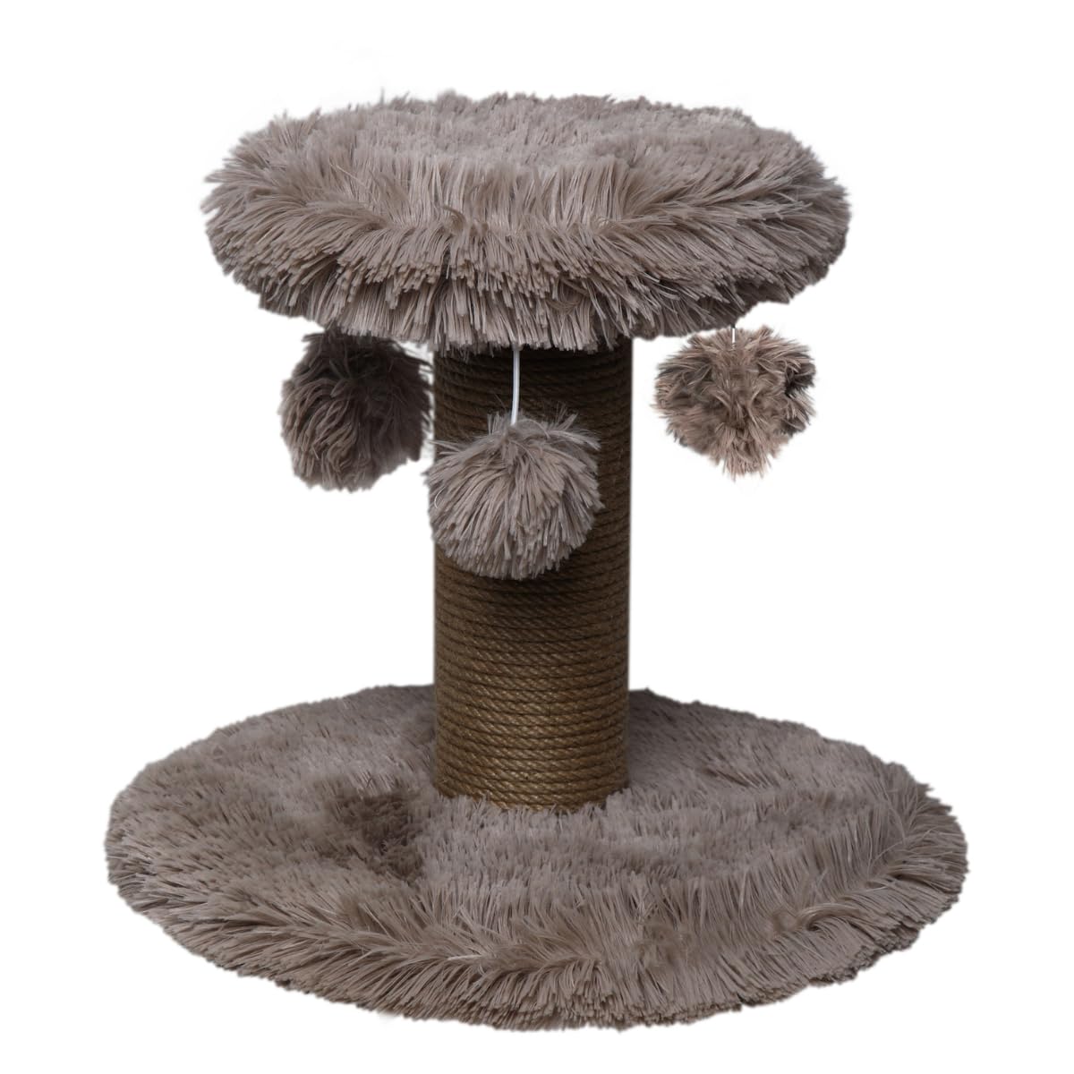 Griffoir Fluffy Topmast Rio arbre à chat beige avec griffoir sisal