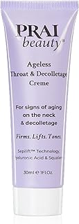 Ageless Throat & Decolletage Creme 30ml - Anti-Ageing, Collagen Boosting Skincare Cream - Tightens & Firms Skin, Reduces Wrinkles - Luxury Neck Moisturiser With Hyaluronic Acid - 7 Day Results