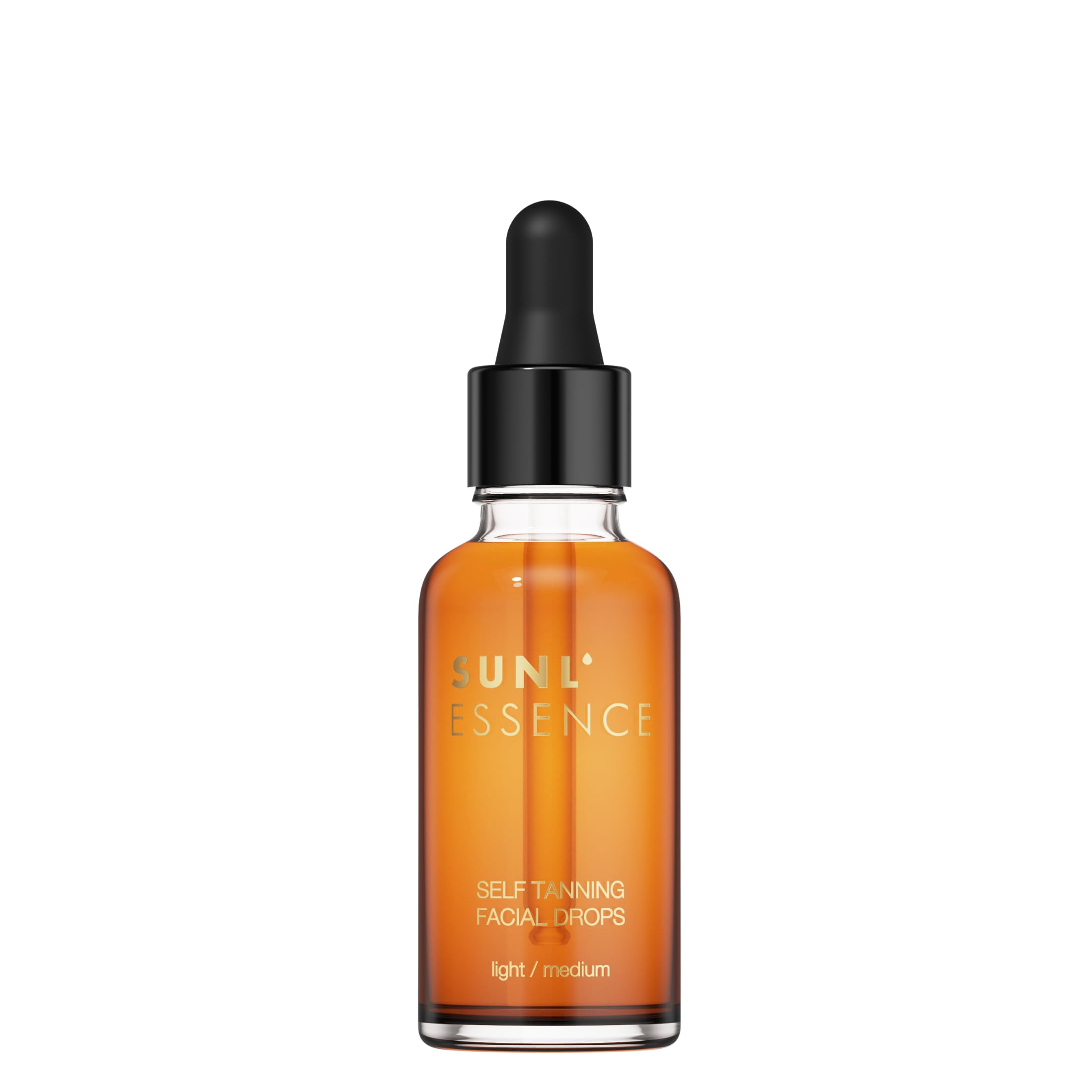 Onyx Sunl’Essence Gocce Autoabbronzanti Viso - Concentrato Autoabbronzante da Miscelare con Crema - Effetto Naturale Modulabile Chiaro/Medio con Aloe e Acido Ialuronico | 30 ml