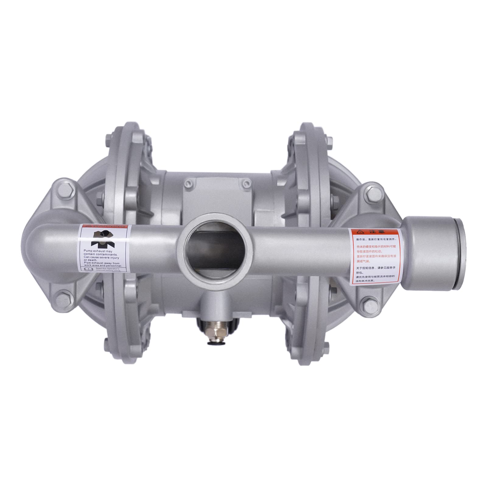 QBK-40L Pneumatico Doppia Membrana Pompa Aria Funzionamento 140L/min 0.69MPa Alluminio Resistente agli Chimici Per Acqua Olio Industria