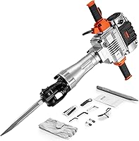 VEVOR 2100W Heavy Duty Electric Demolition Jack Hammer, 1650 BPM Industrial Concrete Breaker w/ Chisels, Gloves, Goggles
