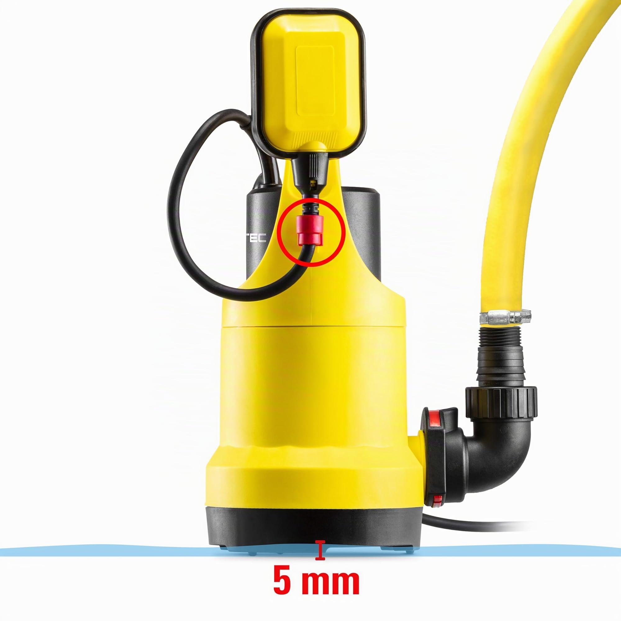 TROTEC Pompe d'évacuation pour eaux claires TWP 7506 E pompe submersible