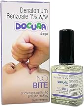 Docura No Bite | Thumb Sucking | Baby Nail Biting Nail Polish | Curated by Paediatricians | Discourages Thumb Sucking and Nail Biting | Bitter Taste | 9 ml (Pack of 1)