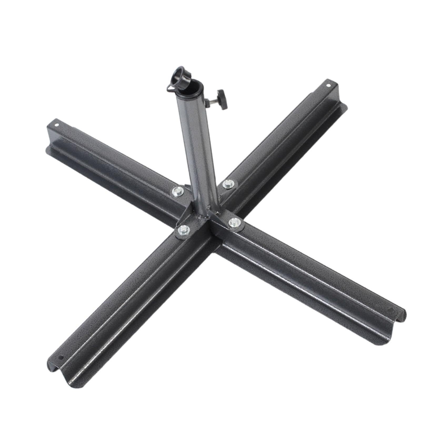 Base de Parasol de Remplacement pour Parasol de Terrasse En Croix pour