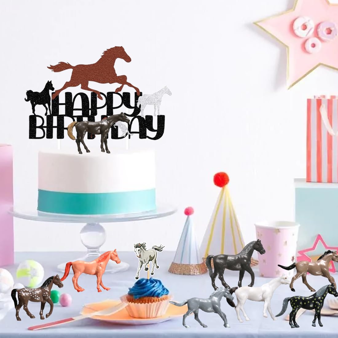 Lot De 25 Décorations De Gâteau D'Anniversaire Wednesday Addams À