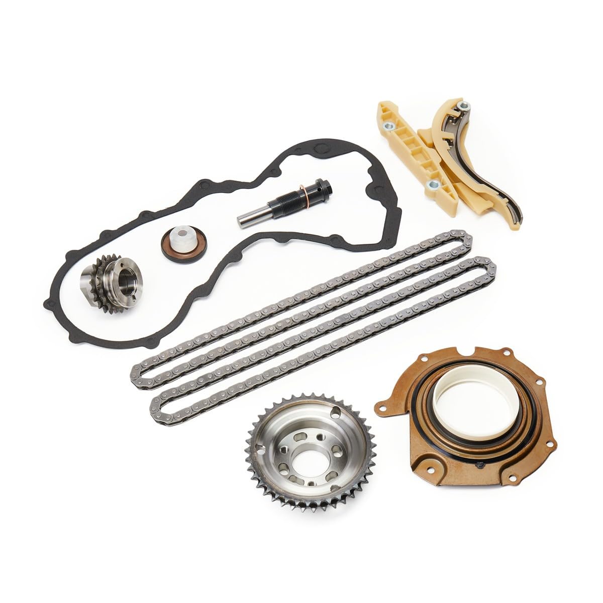 RIDEX 1389T0047 Kit de cadena de distribución con juntas con ruedas dentadas Compatible con FORD MONDEO IV Turnier BA7