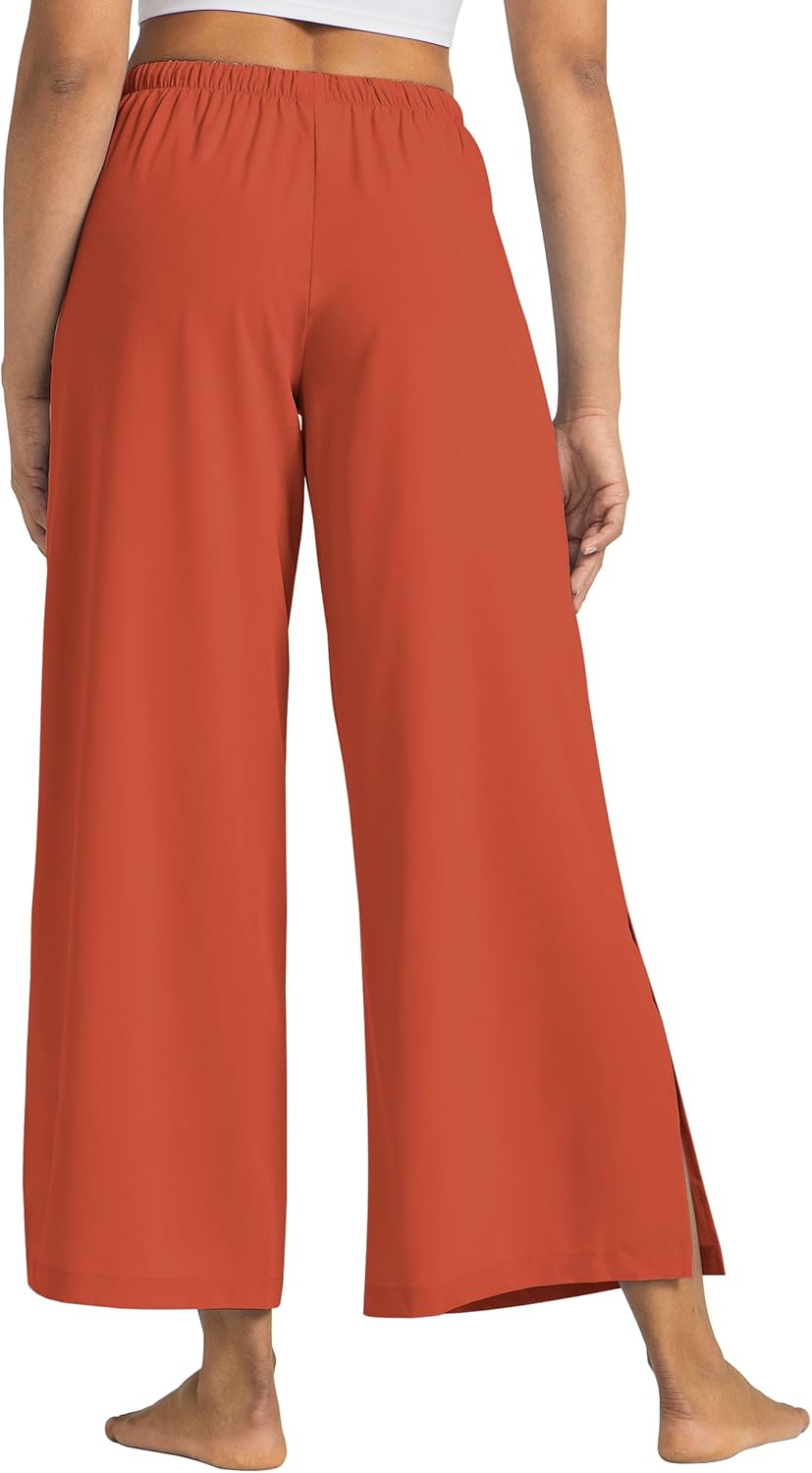 Willit Women's Wide Leg Pants UPF 50+ Swim Beach Pants Lightweight Travel Pants Quick Dry Sun Protective - Image 3