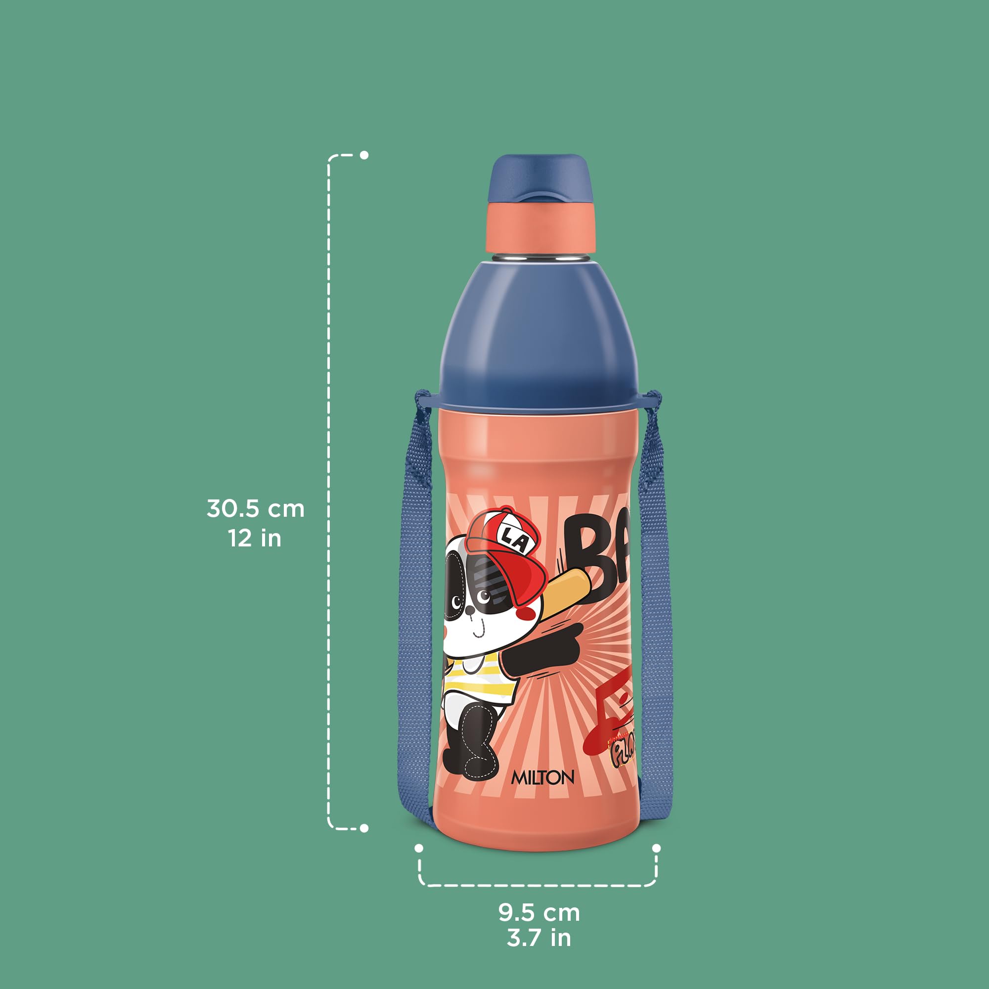 Milton Steel Benny 900 Kids Water Bottle - Leakproof & Durable -8 Milton Steel Benny 900 Kids Water Bottle - Leakproof & Durable -8