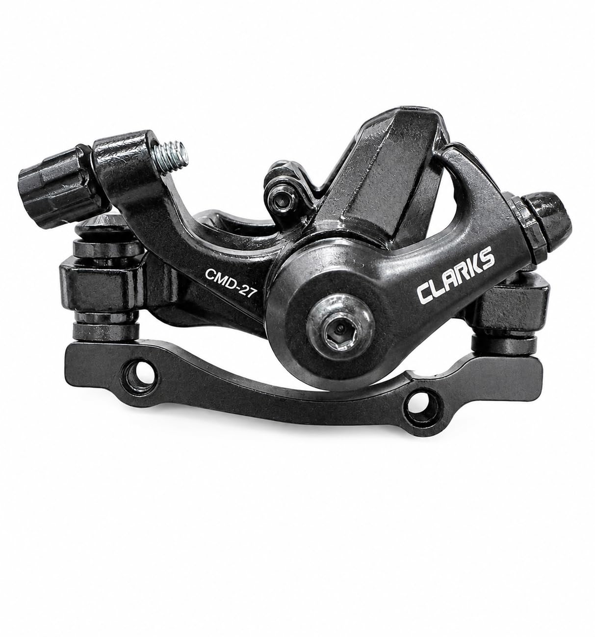 Clarks CMD-27 Mechanical Disc Brake Caliper with 160/180mm Mount Adapter, Brake Pads & Mounting Hardware Included, Front/Rear Bicycle Disc Brake, Black, 1 Piece-picture-24