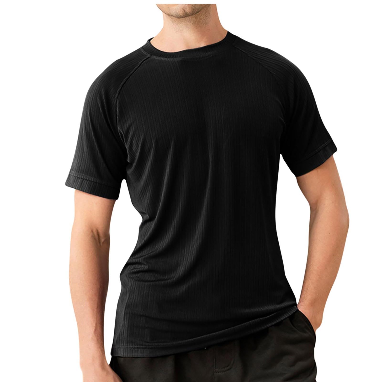 Camiseta Talla Grande Hombre Camiseta Deportiva De Seda De Hielo
