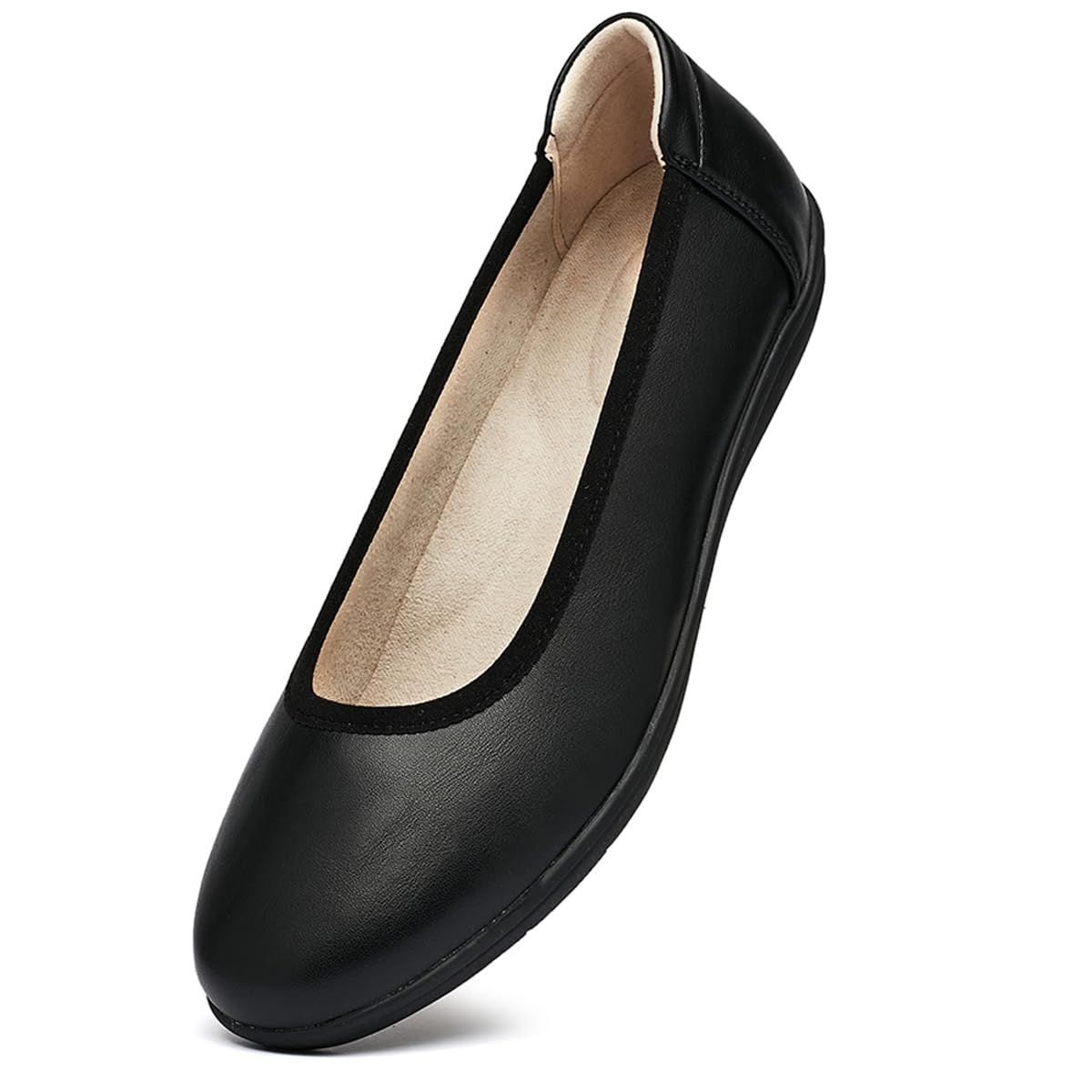 DeYashopin Women's Flats Shoes Non-Slip Ballet Shoes for Dressy Occasions,Walking and Driving Lightweight & Flexible for Comfort
