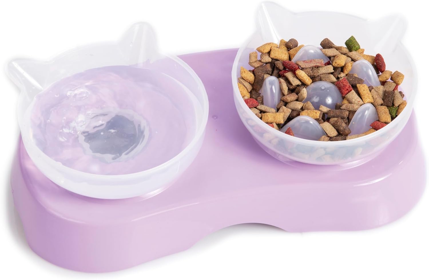 Elevated Cat Slow Feeder Bowl AntiVomiting Bloat Stop