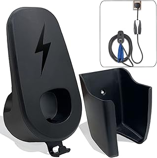 KENPENRI Charging Cable Holder Organizer for Tesla - Model 3 Model Y Model X Model S Wall Mount Connector Holder with Chassis Bracket for Tesla Gen 1 & 2 Standard Mobile Charger
