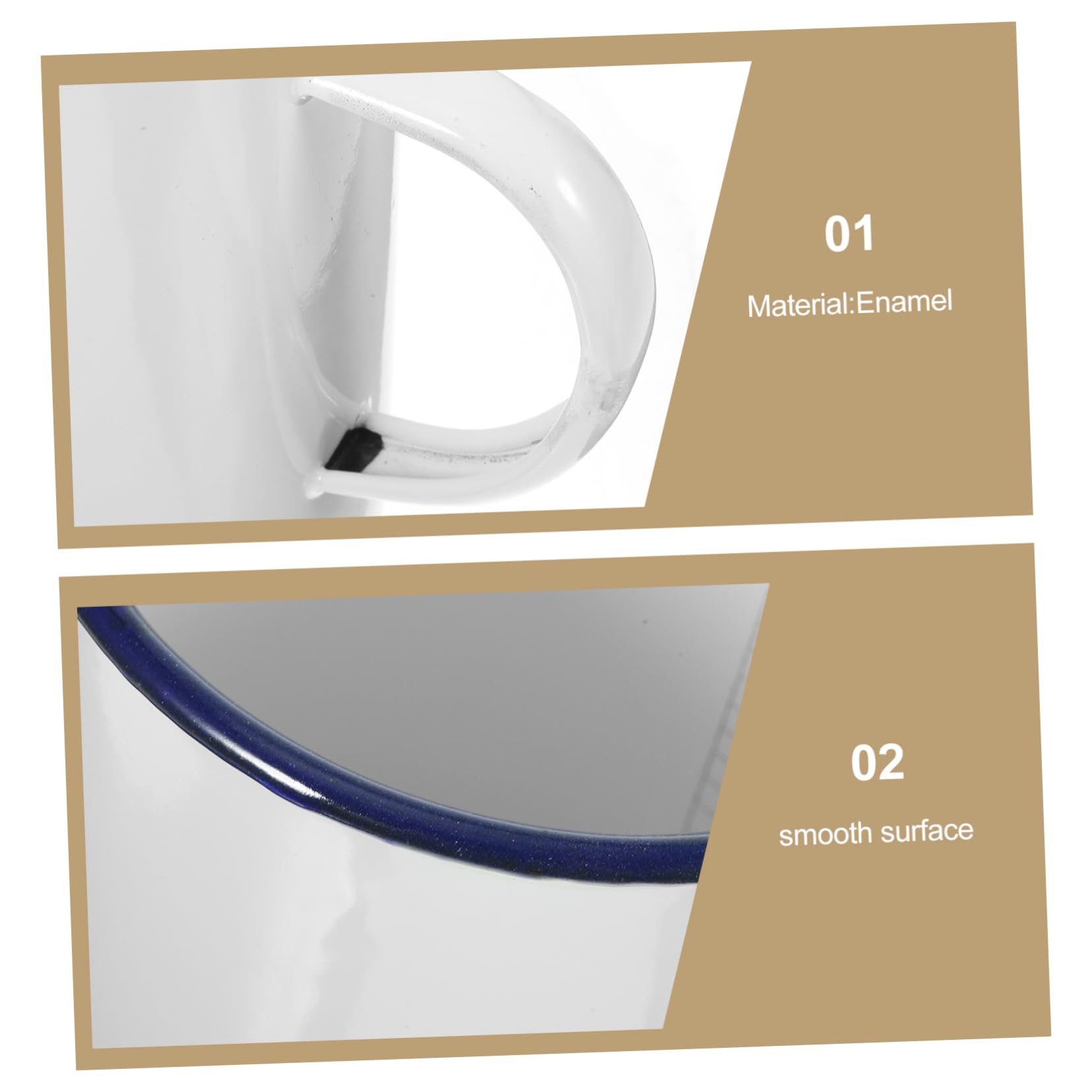 Alipis 2 Piezas Taza De Viajes Vasos Copa Aislada Tazas De Viaje Matraz Taza De Agua Para El Hogar Triple Pequeñas Tazas De Leche Térmico Plegable Cámping Tazas De Café Esmalte