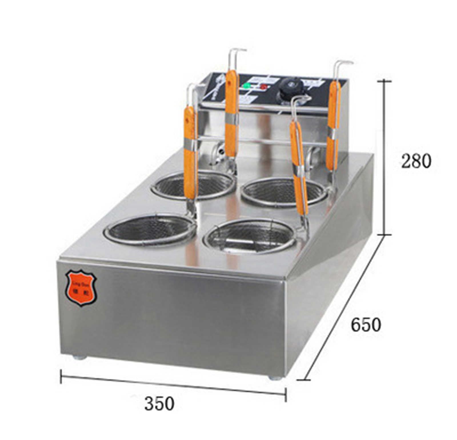 Pentola per pasta in acciaio inossidabile, Cuocipasta elettrico Macchina for noodle commerciale in acciaio inox Dimensioni A, C, B(B)