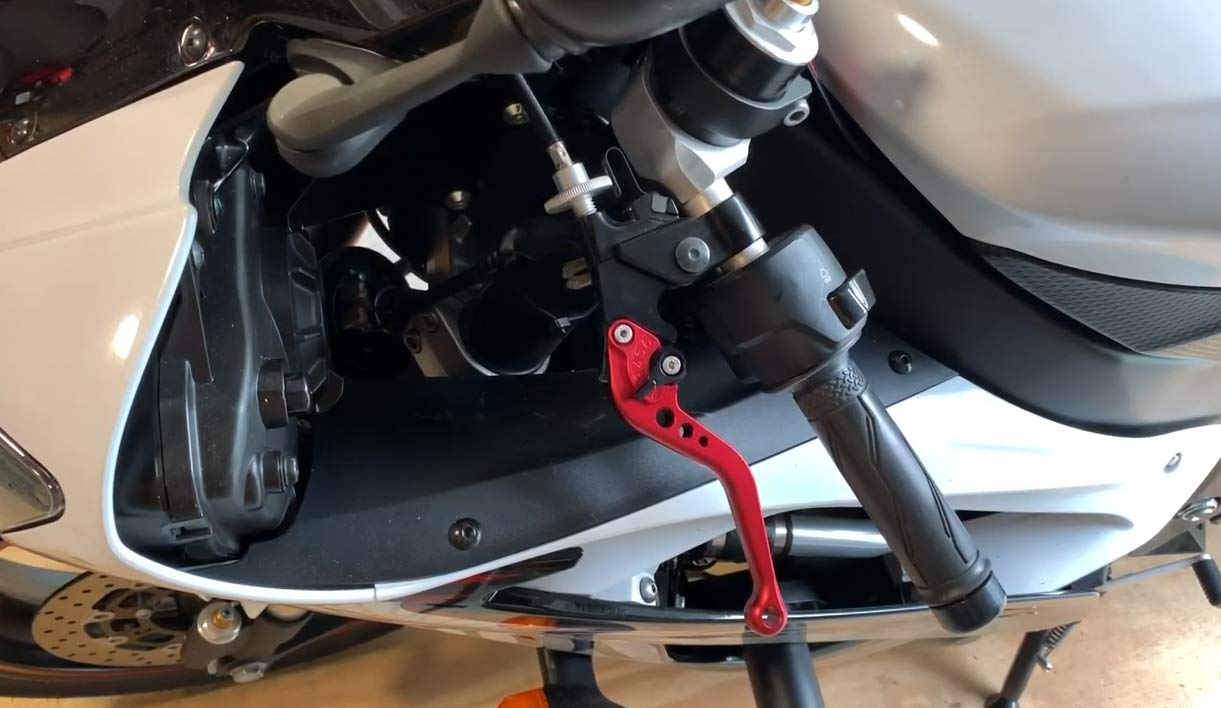 Kurze Brems- Und Kupplungshebel Für Yamaha YZF R6 (2005-2015) – Aus 7075 Aluminium, 6-fach Verstellbar