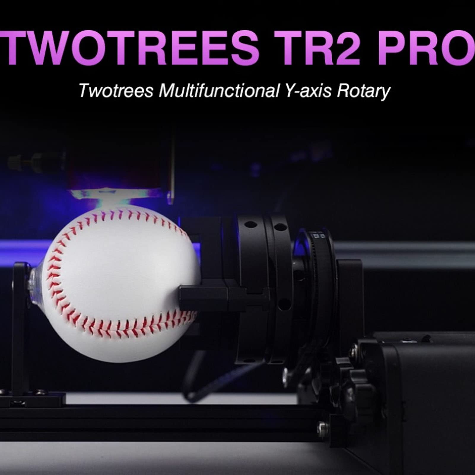 Modulo Rotante Per Incisore Laser - TR2 Pro Attacco Rotante 4 in 1, Incisione di Oggetti Cilindrici, Strumento Per Incidere Tumbler E Anelli, Macchina Per Incidere Laser Per TTS-25, TTS-55