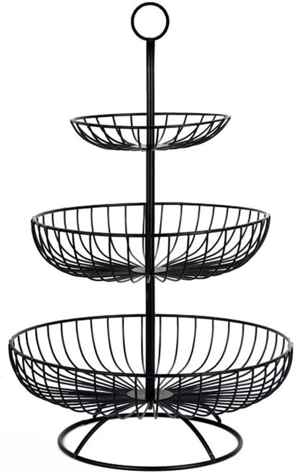 Mnuvxzaewf A Kitchen Countertop Fruit Rack-3-Tier Basket Bowl